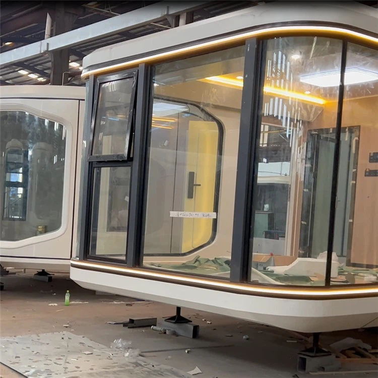 luxury waterproof modular capsule glamping small house 3
